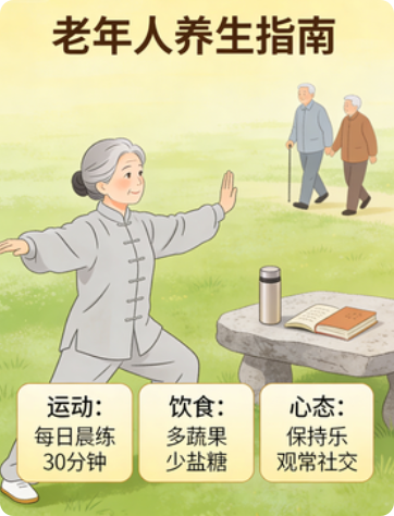 026老年人养生全攻略：饮食+运