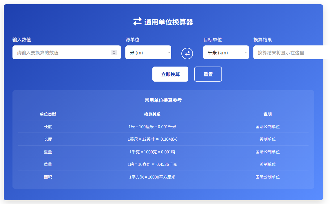 亲测，完全免费，单位换算工具，省