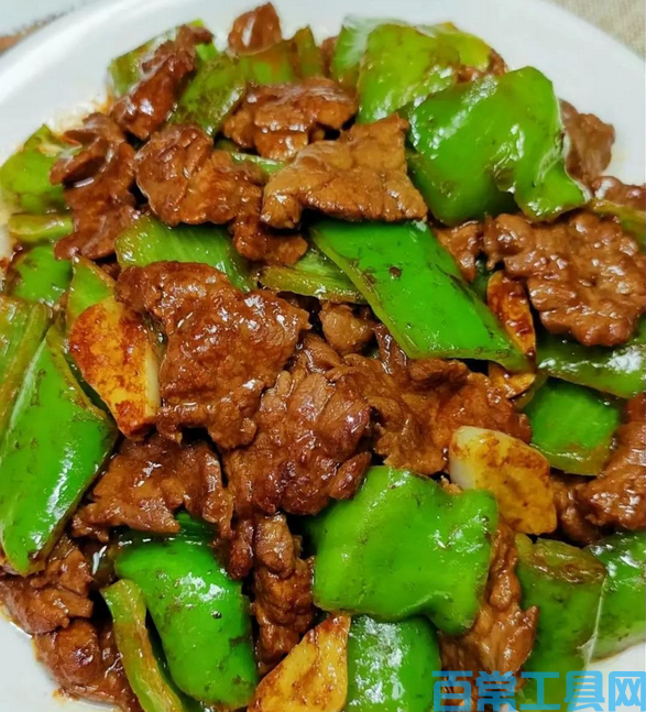 青椒炒肉不老不柴，腌制步骤是关键，一学就会